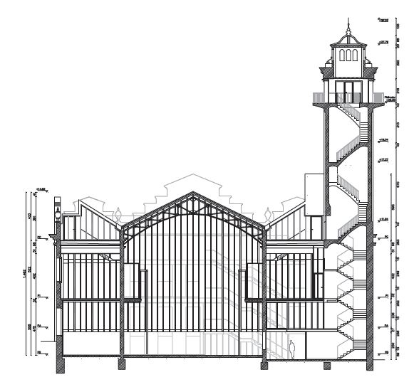 Plànol detalls interior