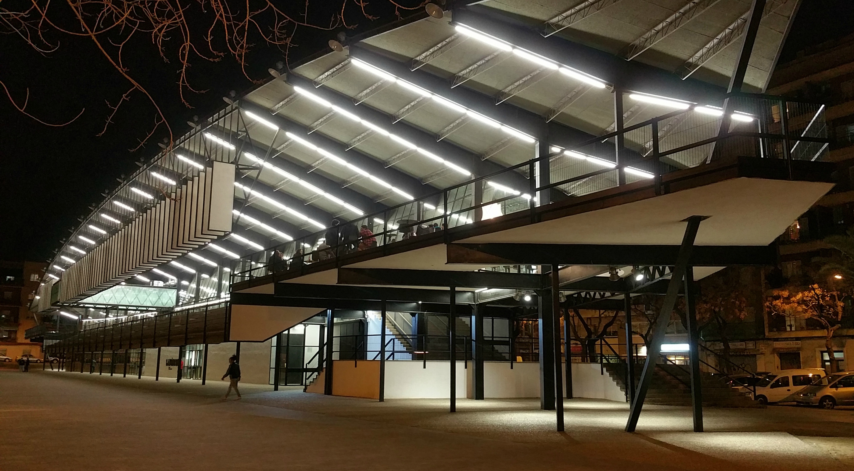Finalización de las obras de remodelación del Canòdrom Meridiana del 2015. Presentada en los Premios Catalunya Construcció 2016