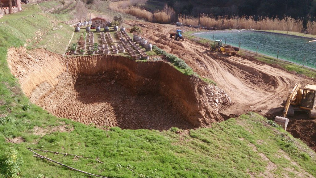 Vista general de l'excavació realitzada.